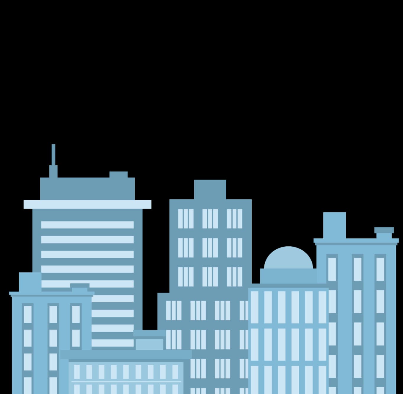 Buildings cartoon
